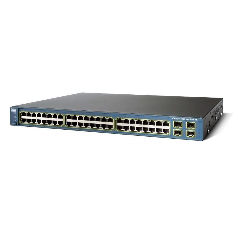 Cisco Catalyst WS-C3560-48PS-S Network Switch 48-Port PoE  (4) SFP Fiber Ports 