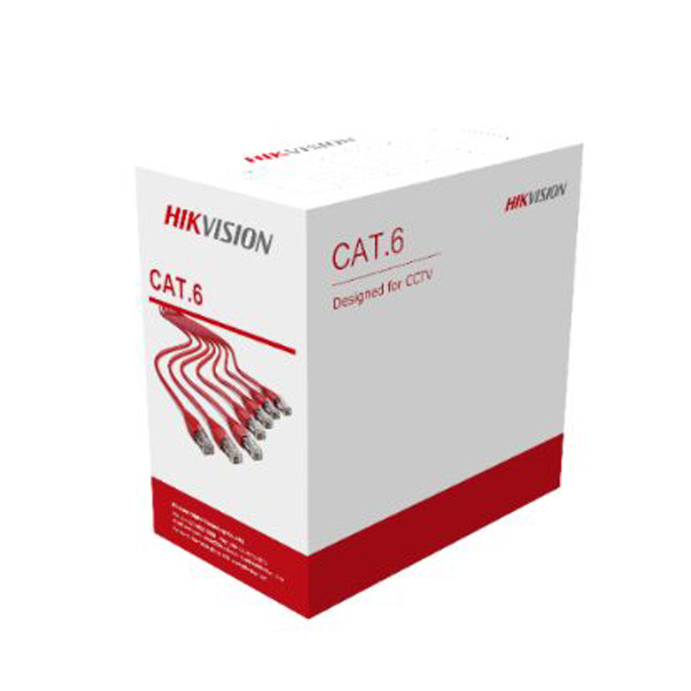 Hikvision Cat6 UTP Network Cable 305 Mtr (Red Box)