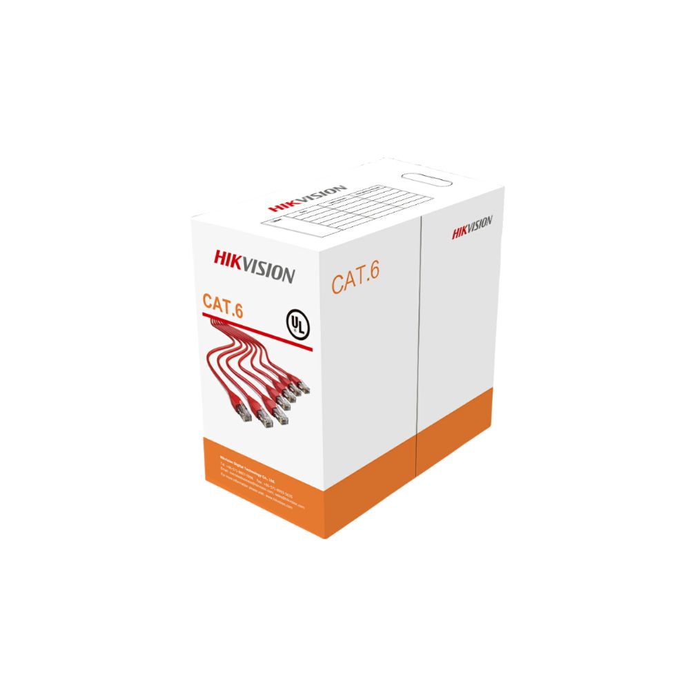 Hikvision Cat6 UTP Network Cable 305 Mtr (Orange Box)