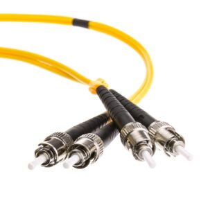 Microlink ST-ST Single-Mode Duplex Fiber Patch Cord 3 Meter
