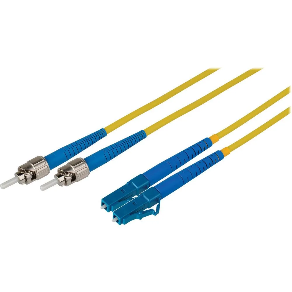Microlink ST-LC Single-Mode Duplex Fiber Patch Cord 3 Meter