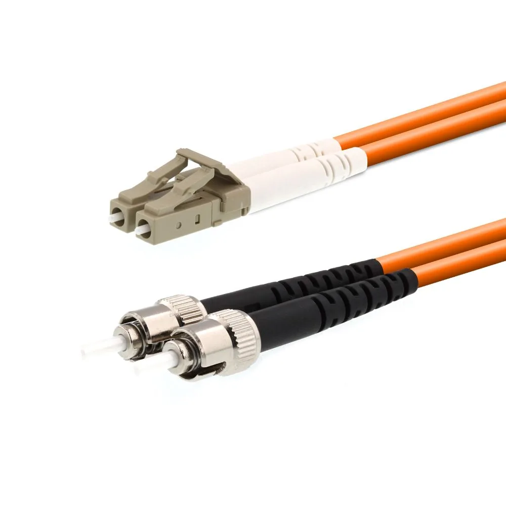Microlink ST-LC Multi-Mode Duplex Fiber Patch Cord 3 Meter