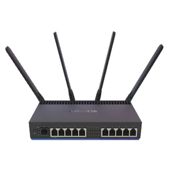 RB4011iGS+5HacQ2HnD-IN Powerful 10xGigabit Quad-core 1GB RAM, SFP+ 10Gbps Wireless Router