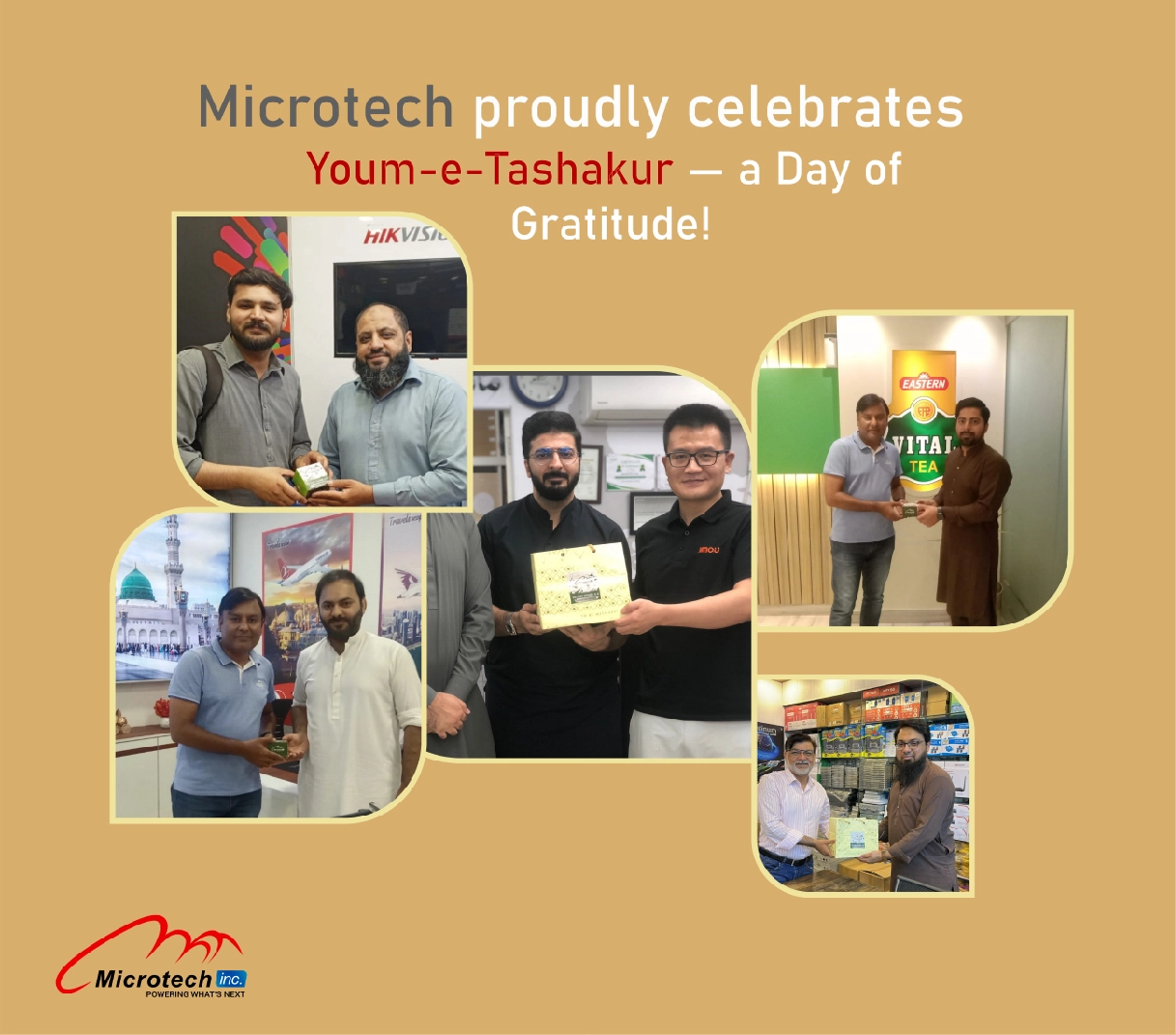 🌟 Microtech Proudly Celebrates Youm-e-Tashakur — A Day of Gratitude! 🌟