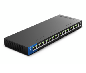 Linksys LGS116P 16-Port Gigabit Unmanaged PoE Switch
