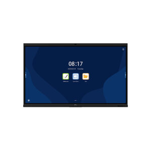 ZKTeco ZK-IWB75BM Interactive Whiteboard The ZKTeco ZK-IWB75BM Interactive Whiteboard is a professional 75-inch smart digital board designed to enhance collaboration in classrooms, meeting rooms, and corporate environments. With a 4K UHD display and advanced infrared multi-touch technology, the ZKTeco ZK-IWB75BM Interactive Whiteboard allows multiple users to interact simultaneously, enabling dynamic presentations and interactive learning experiences. Built with integrated camera, microphone array, and screen-sharing capabilities, this interactive board provides a complete solution for modern digital meetings and smart education systems. 75-Inch 4K Ultra HD Display The ZKTeco ZK-IWB75BM Interactive Whiteboard features a 75-inch UHD display with 3840 × 2160 resolution, delivering sharp visuals and vibrant colors ideal for presentations and interactive sessions. Key display features include: 4K Ultra HD resolution 400 cd/m² brightness 1200:1 contrast ratio 178° wide viewing angle These specifications ensure clear viewing for audiences in large rooms. Multi-Touch Interactive Collaboration The board supports advanced infrared touch technology with: Up to 20 touch points on Android Up to 40 touch points on Windows Finger or stylus input This allows multiple participants to write, annotate, and collaborate simultaneously on the screen. Built-in Camera and Microphone Array The ZKTeco ZK-IWB75BM Interactive Whiteboard includes integrated hardware for video meetings: 8MP built-in camera 8-microphone array Voice tracking support Pickup range up to 8 meters This enables clear video conferencing and remote collaboration. Smart System with Android and Windows Support The ZKTeco ZK-IWB75BM Interactive Whiteboard runs on Android 11 with optional Windows 11 support, offering flexibility for business and educational environments. Key hardware specifications include: ARM Cortex A73 + Cortex A53 processor Mali-G52 GPU 8GB RAM 64GB storage (Android version) These features ensure smooth performance during presentations and collaboration tasks. Multiple Connectivity Options The board supports various connectivity ports for seamless device integration: USB 3.0 and USB-C HDMI input/output VGA LAN port RS232 Audio input/output These options make it easy to connect laptops, projectors, and conferencing systems. Ideal Applications The ZKTeco ZK-IWB75BM Interactive Whiteboard is ideal for: Smart classrooms Corporate meeting rooms Training centers Conference halls Collaborative workspaces Why Choose ZKTeco ZK-IWB75BM Interactive Whiteboard? ✔ 75-inch 4K UHD display ✔ Multi-touch interactive collaboration ✔ Built-in camera and microphone array ✔ Android and Windows operating system support ✔ Ideal for education and business meetings Specifications Feature Details Model ZKTeco ZK-IWB75BM Screen Size 75 Inch Resolution 3840 × 2160 (4K UHD) Brightness 400 cd/m² Touch Technology Infrared Multi-Touch Touch Points 20 (Android) / 40 (Windows) Camera 8MP Microphone 8-array microphones OS Android 11 / Optional Windows 11 Connectivity USB, HDMI, VGA, LAN, Type-C